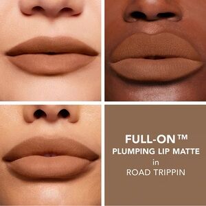 Buxom Road Trippin Full-On Plumping Lip Matte- toffee brown, pigmented, blurring